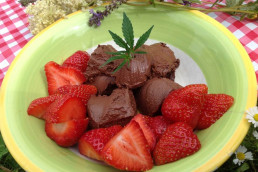 Cannabis Ice Cream on Strawberrys