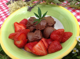 Cannabis Ice Cream on Strawberrys