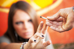 teenagers smoking cannabis