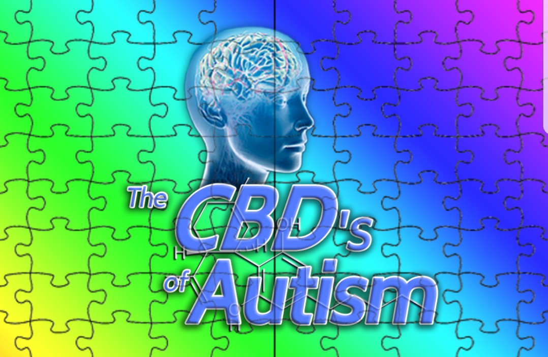 Puzzle picture with brain representing autism treatment with Cannabidiol (CBD)