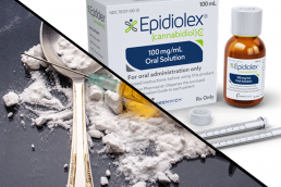 CBD treatments, Epidiolex by GW Pharmaceuticals compared to heroin needle