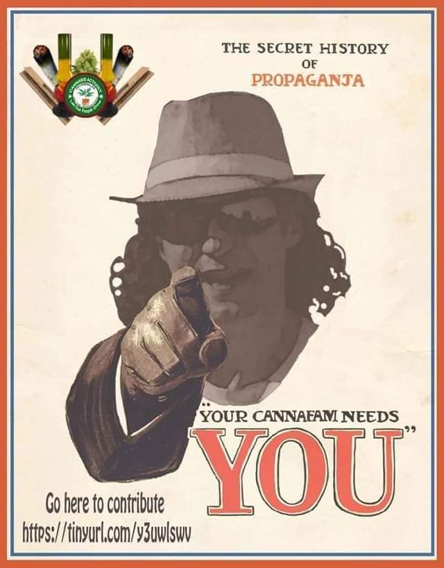 British Cannabis Campaign poster, containing slogan: WTU needs you!